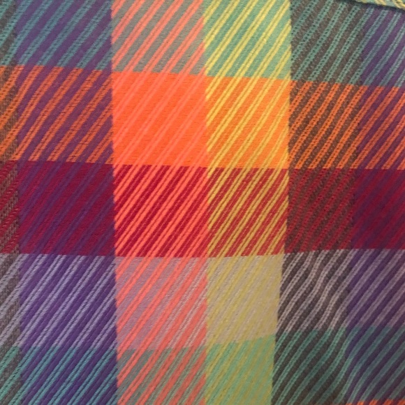 Bugatchi Shaped Fit Casual Colorful Plaid Like New - Picture 3 of 5